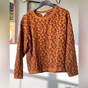 Cheetah print sweater